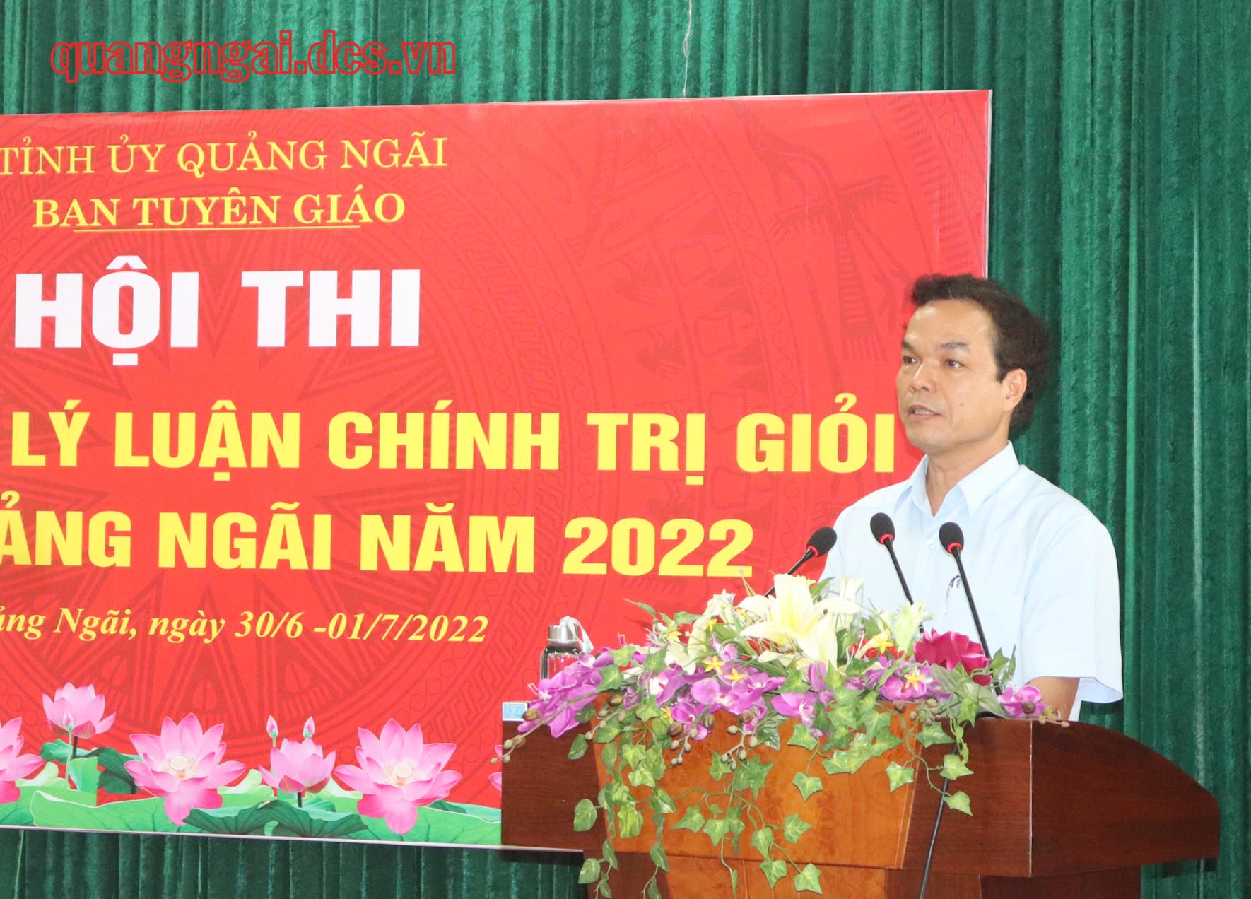 Khai mạc Hội thi Giảng viên lý luận chính trị giỏi tỉnh Quảng Ngãi năm 2022