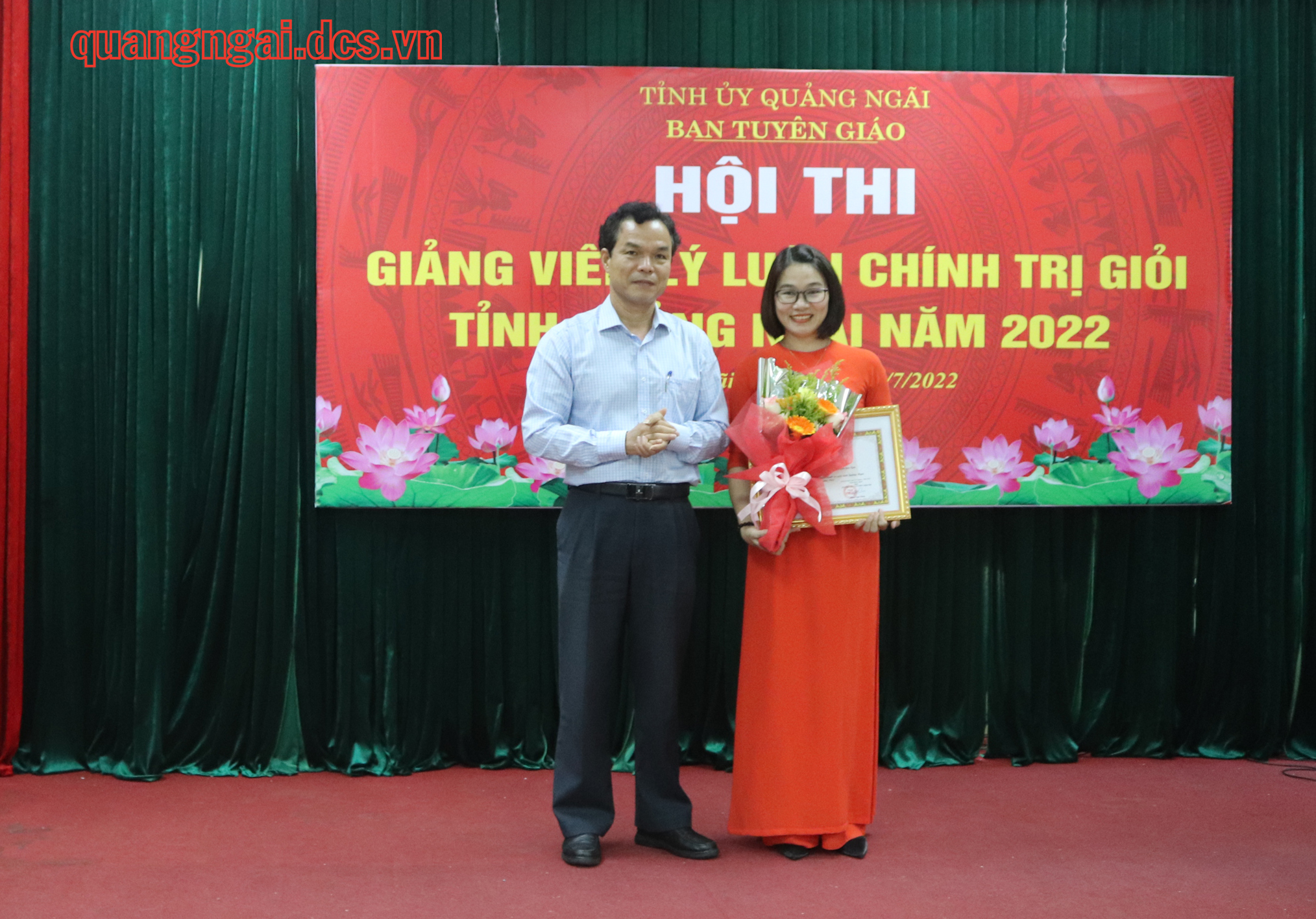 Bế mạc Hội thi Giảng viên lý luận chính trị giỏi tỉnh Quảng Ngãi năm 2022